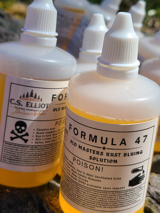Formula 47: Old Masters Rust Bluing Solution