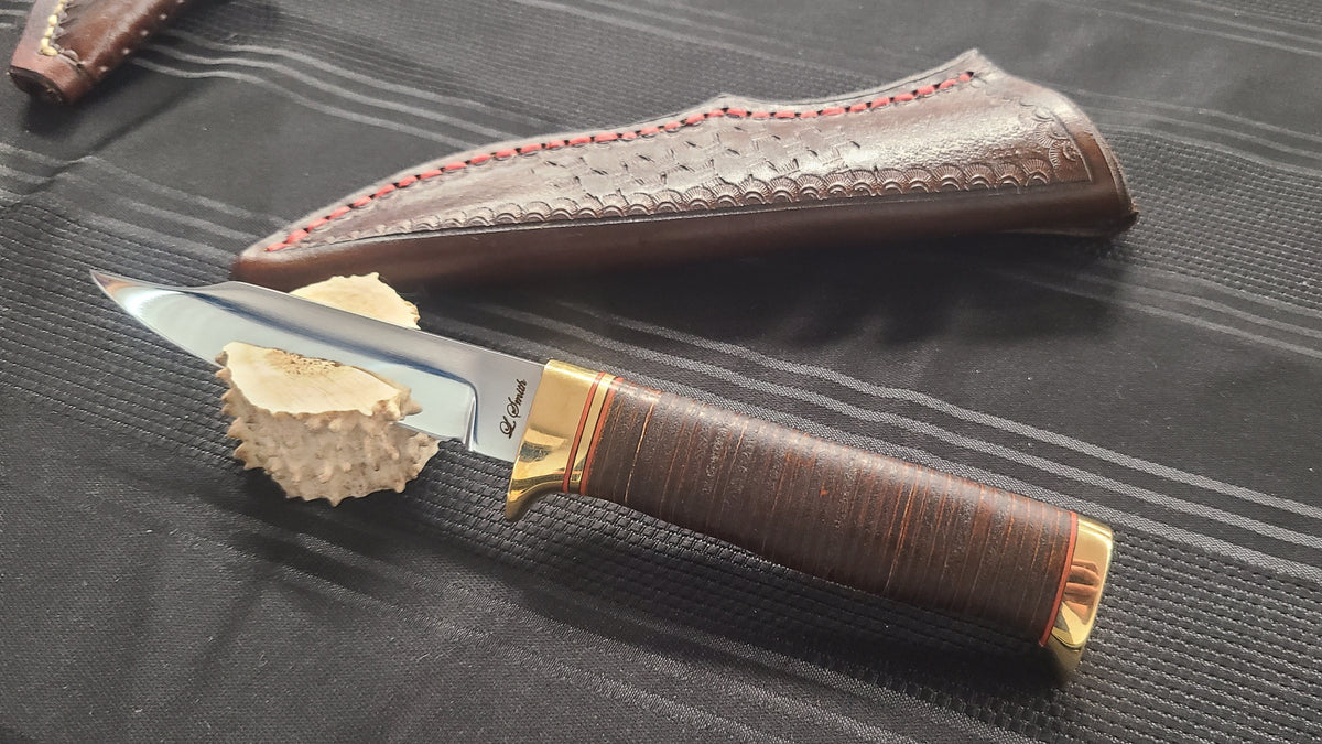 L. Smith, 7.5" Clip Point Hunter