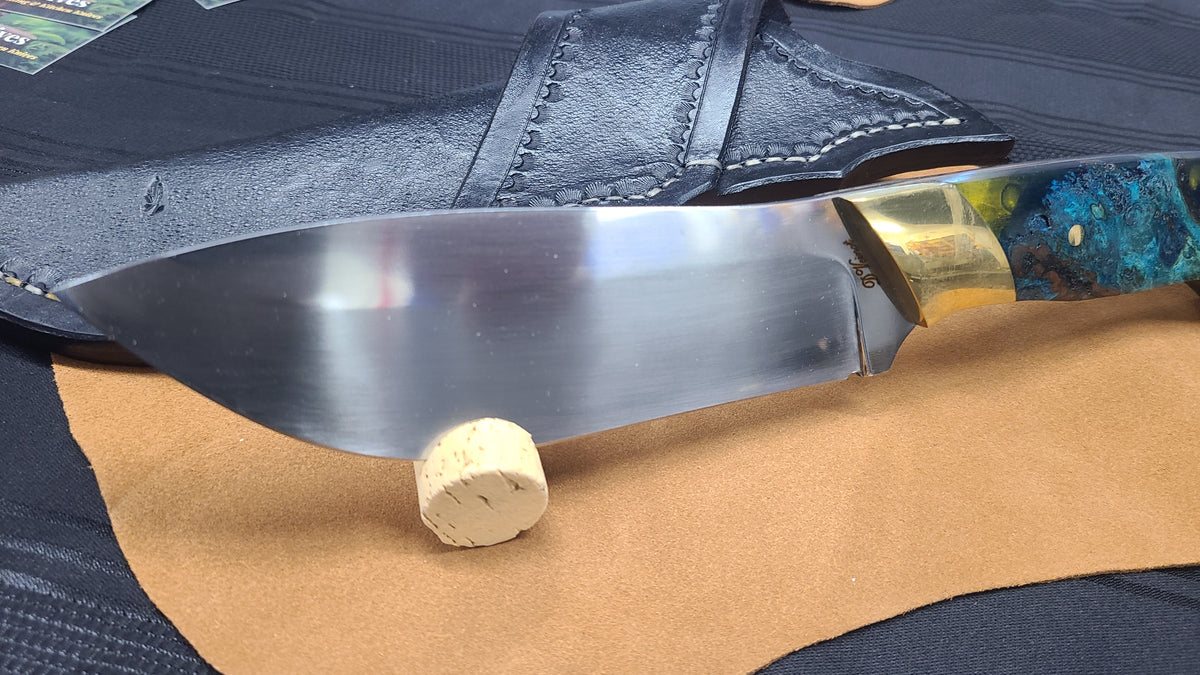 D. Veinot, 10" Drop Point Camp Knife