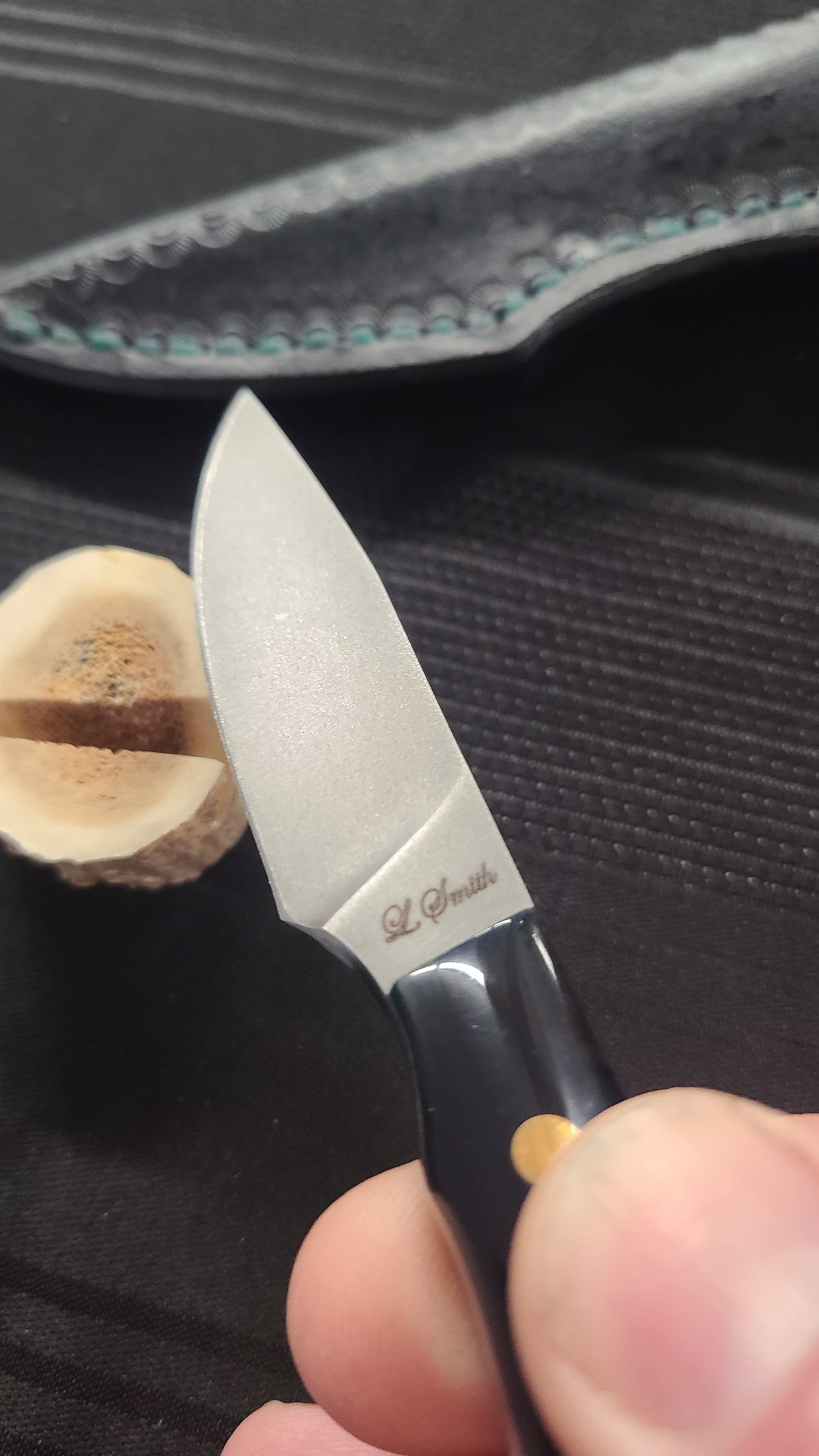 L. Smith, 7" Drop Point Hunter