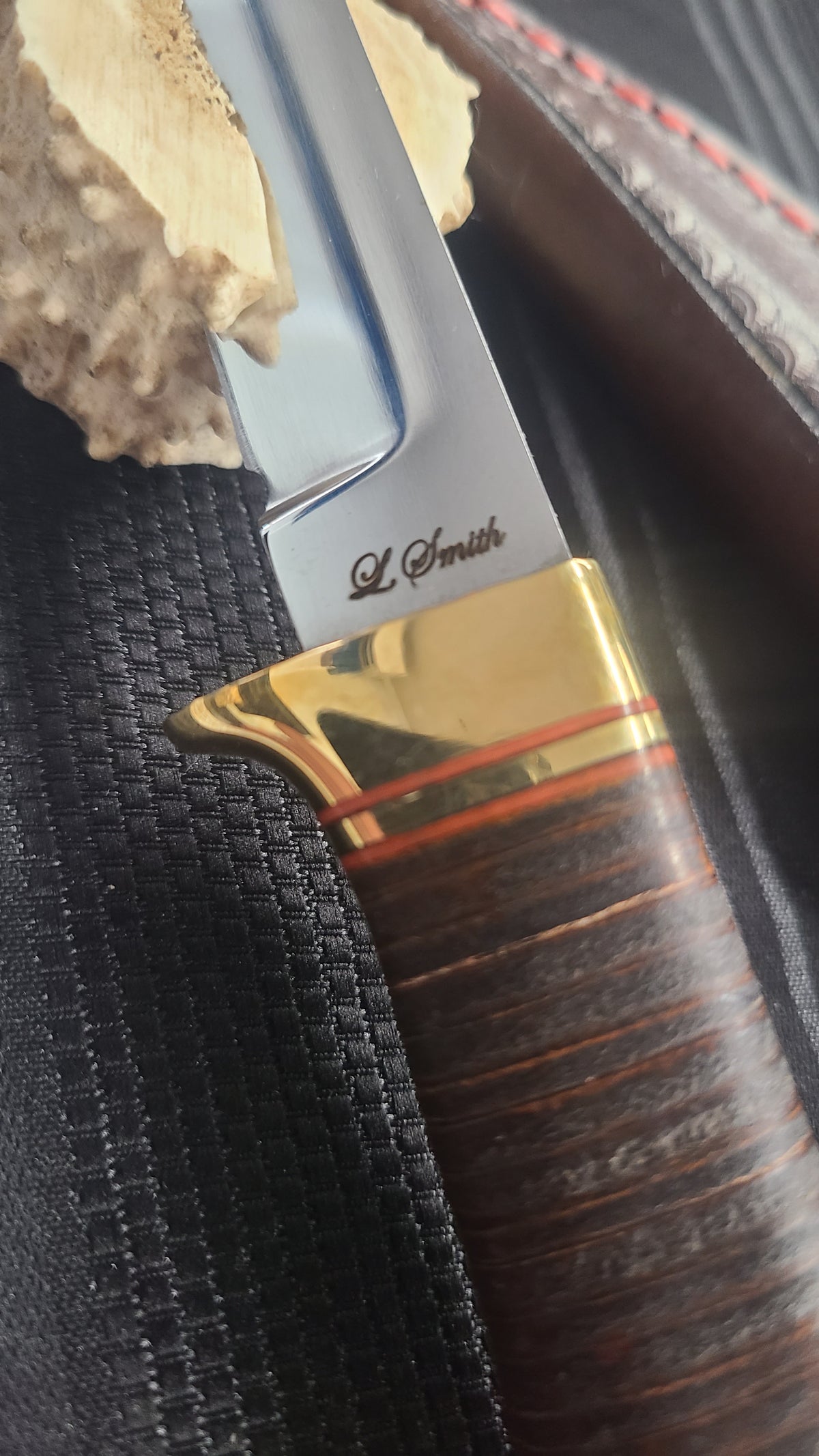L. Smith, 7.5" Clip Point Hunter