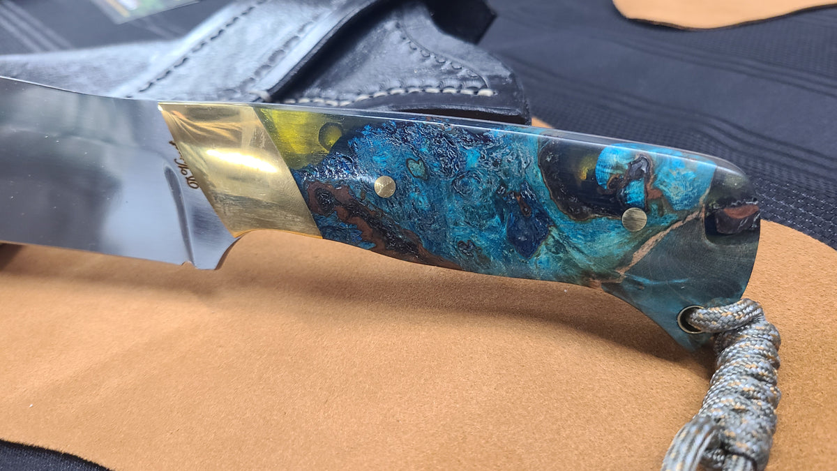 D. Veinot, 10" Drop Point Camp Knife